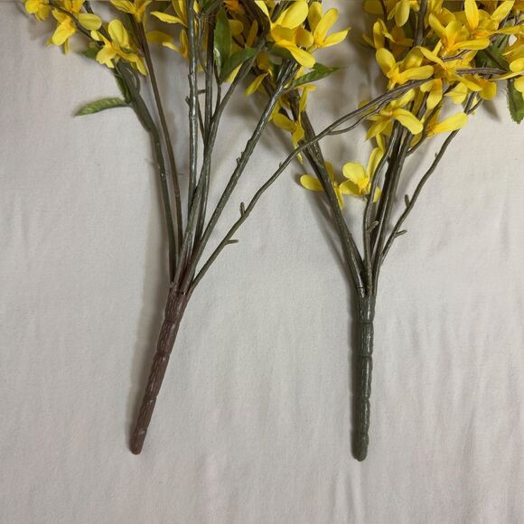 Forsythia Flower Blossom Artificial Fake Faux Floral Spring Wedding Home Decor - Picture 3 of 5